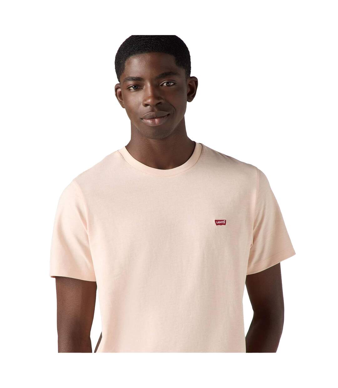 T-shirt Motif/style Aile De Chauve-souris Et Logo Original Homme Rose Beige Levis-3