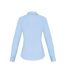 Womens/ladies Poplin Stretch Long-sleeved Shirt Black Premier-3