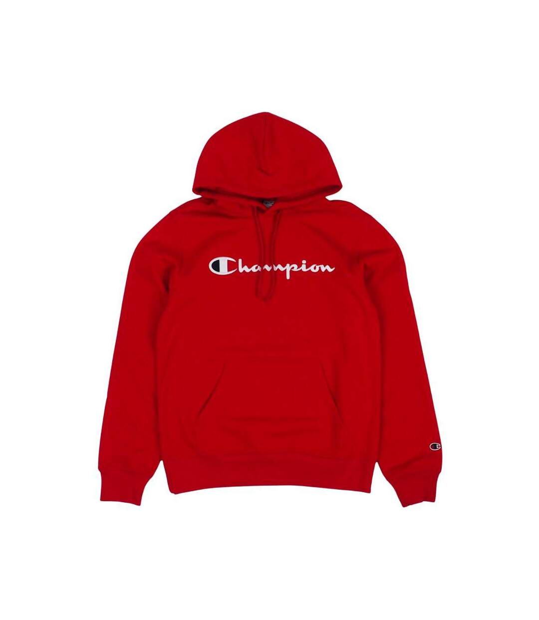 Sweat À Capuche Motif/style Texte Homme Rouge Champion-1
