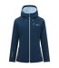 Doudoune Imperméable Et Extensible À Capuche Et Ourlets Ajustables Highton Femme Bleu Marine Bleu Ciel Regatta-2