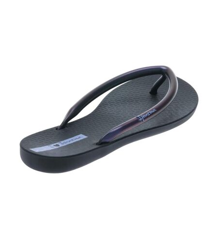 Womens/ladies wave bubble flip flops black Ipanema
