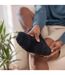 Diabetic Wool Walking Socks for Men | Extra Wide Cushioned Hiking Socks-5