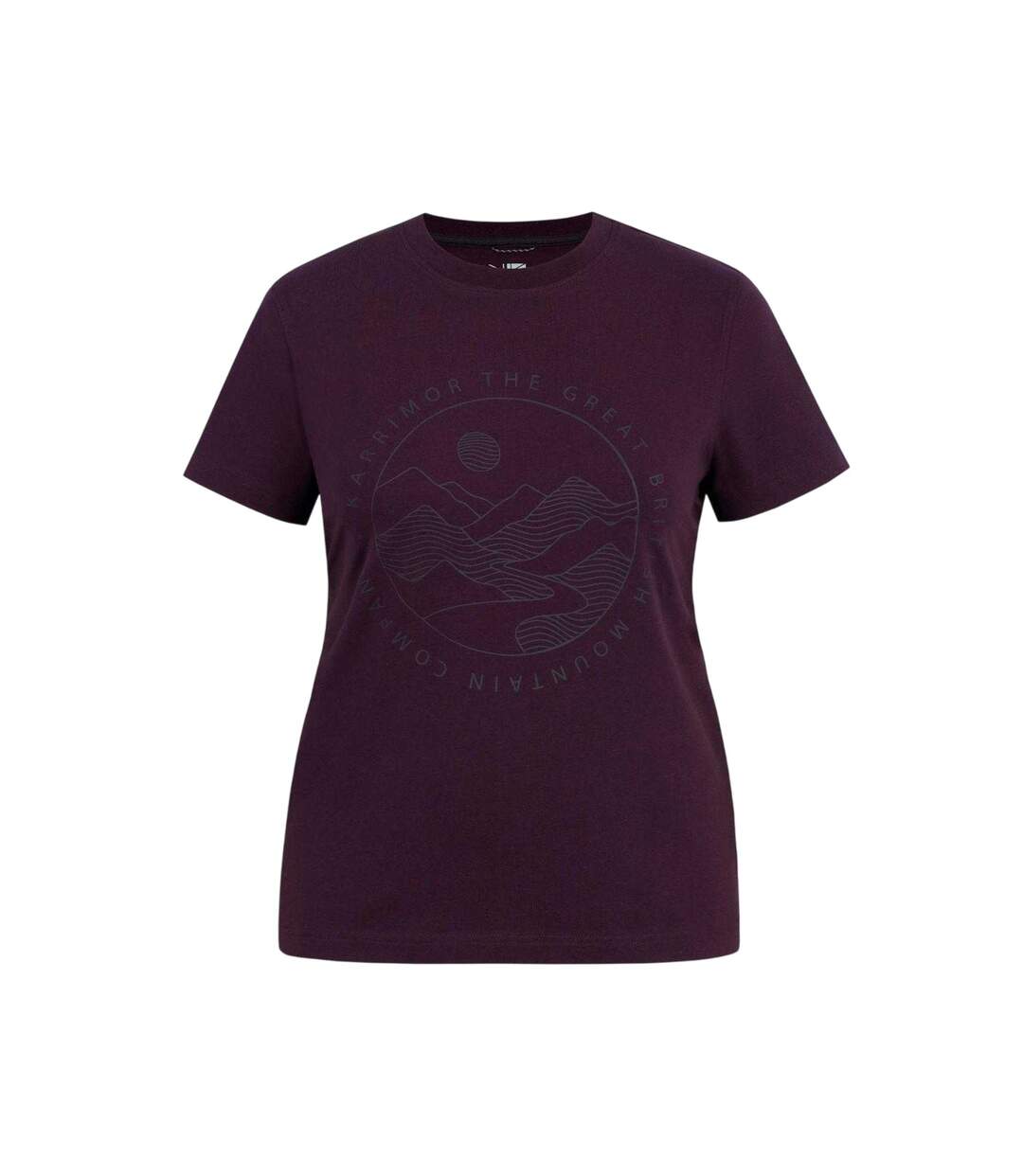 T-shirt Motif/style Imprimé Femme Violet Sombre Karrimor-1