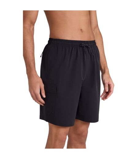 Mens Reeva Hybrid Swim Shorts Black Animal