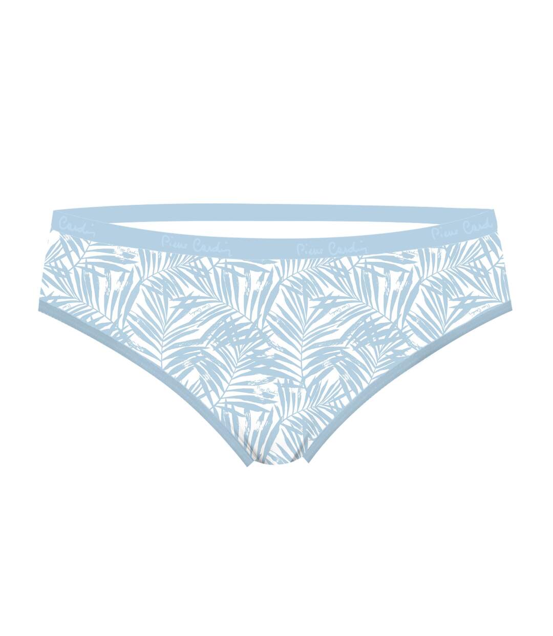 Lot de 3 slips femme  en coton uni et imprimé ceinture fine 2cm Pck1 Pierre Cardin-5