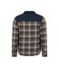 Mountain Warehouse Mens Flannel Padded Shirt Jacket (Green) - UTMW1860
