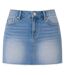 Mini Jupe Motif/style Uni Sadie Femme Doré Délavé True Religion-1