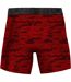 Mens Camouflage Flexible Boxer Briefs Red Black Everlast-2