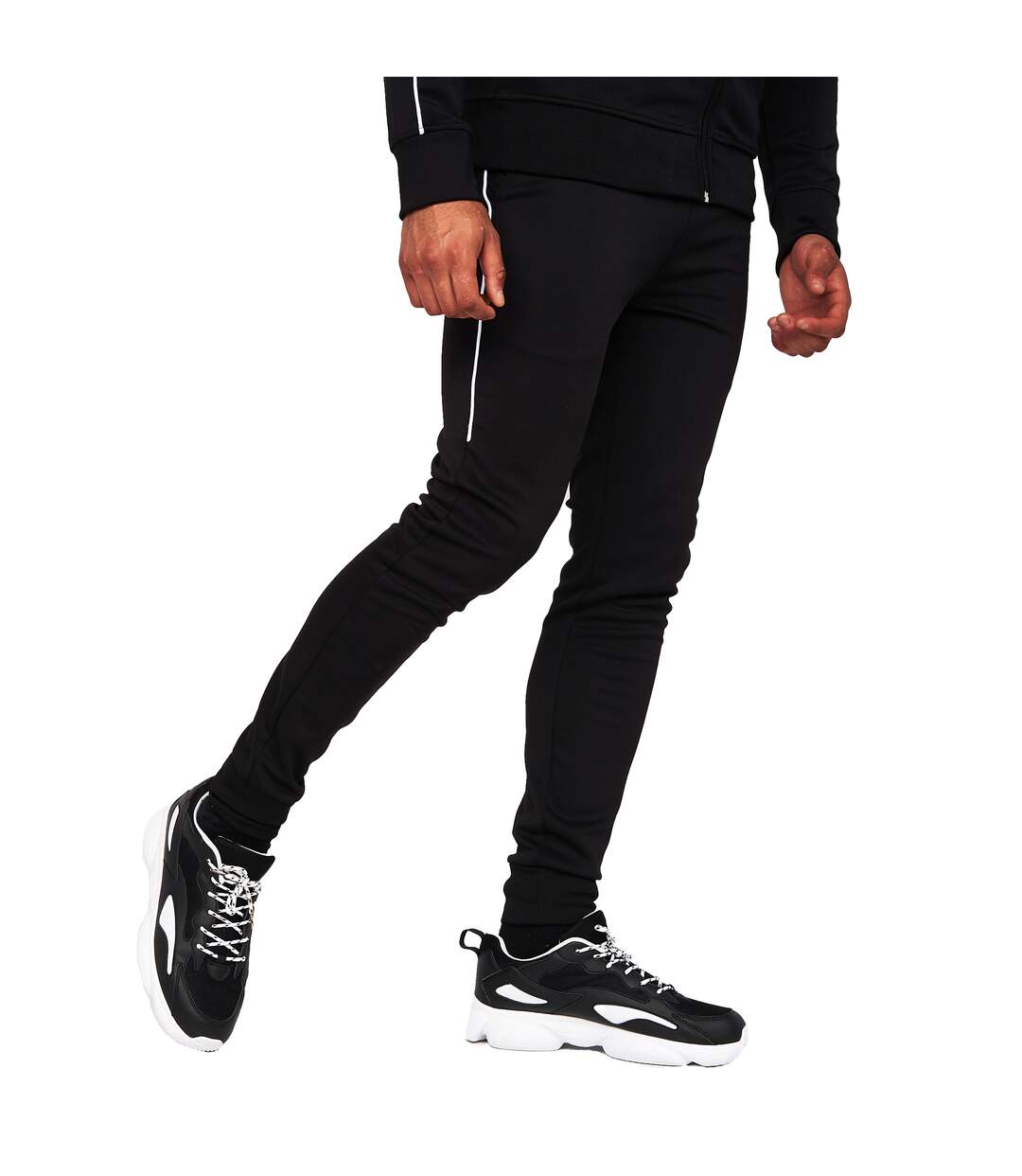 Pantalon de survêtement granero homme noir Born Rich-2