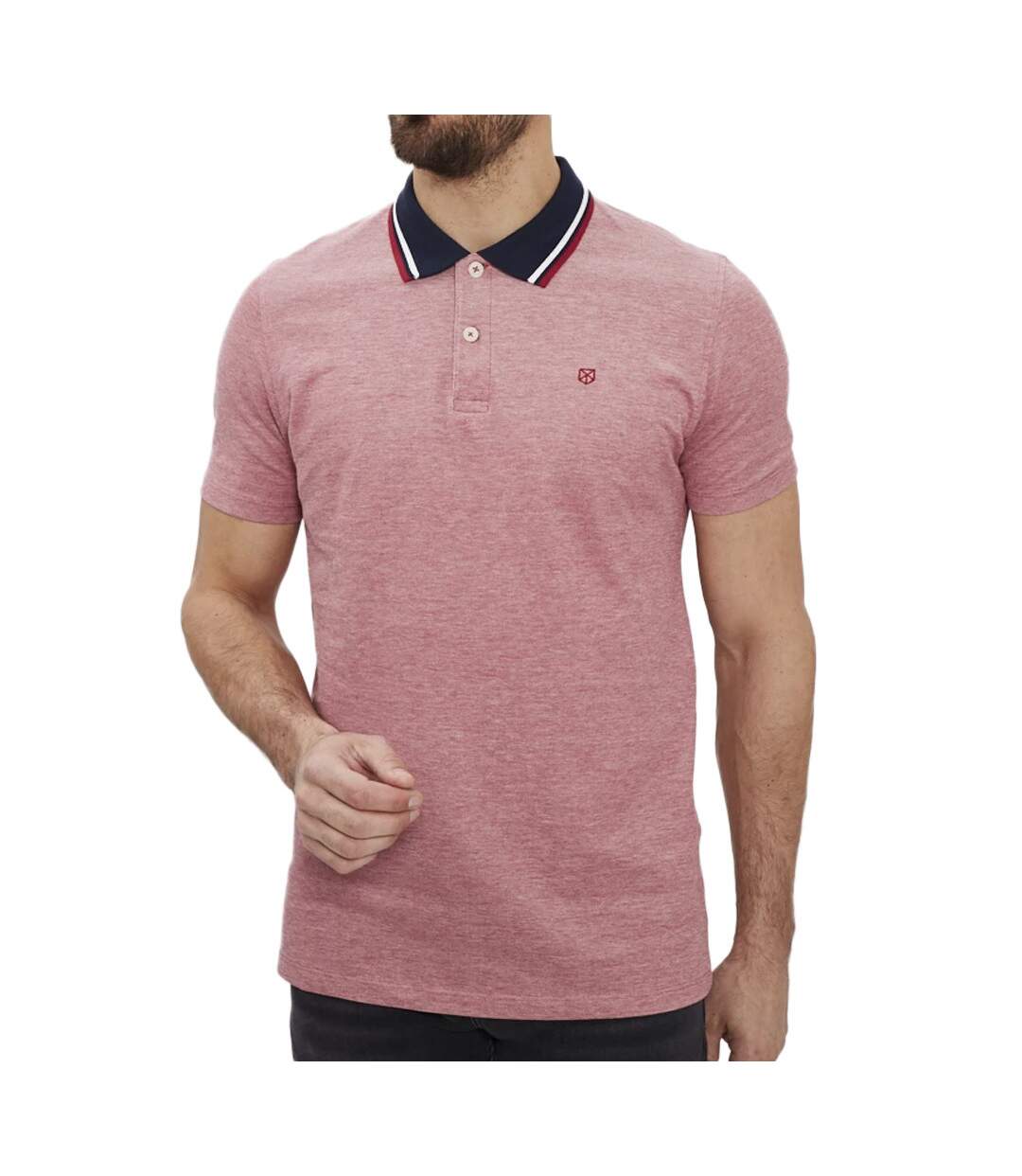 Polo Rouge Homme Jack & Jones Paulos Play-1