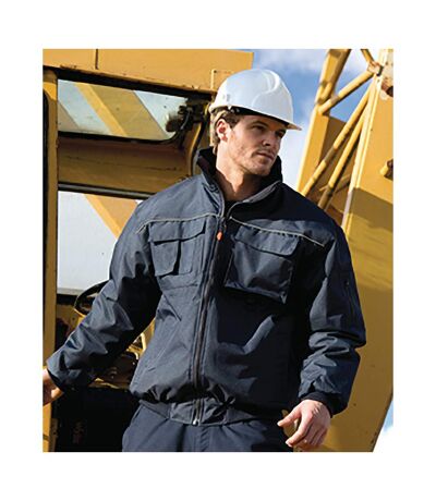 Mens Sabre Pilot Jacket Navy Blue Result