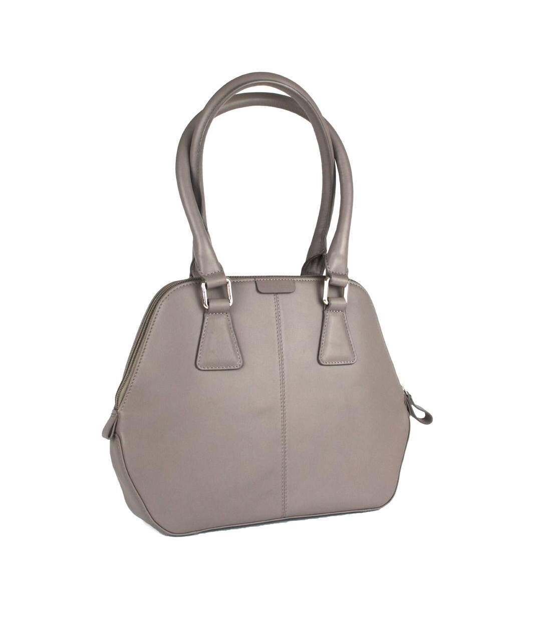 Womens/ladies twin handle bag one size grey Eastern Counties Leather-2