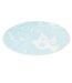 Tapis Rond Enfant Imprimé Bambini VII 160cm Menthe-2