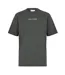 Mens Crew Neck Regular Short-sleeved T-shirt Green Daily Paper-2