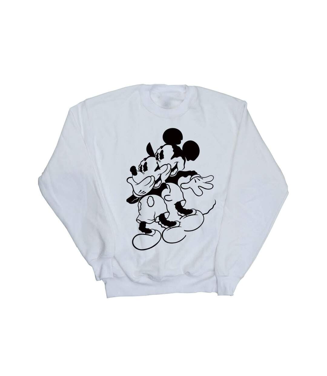 Disney Sweatshirt Mickey Mouse Shake Femme/Ladies (Blanc) - UTBI28578-1