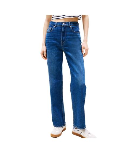Jean droit bleu femme tommy hilfiger layla - w26-l30