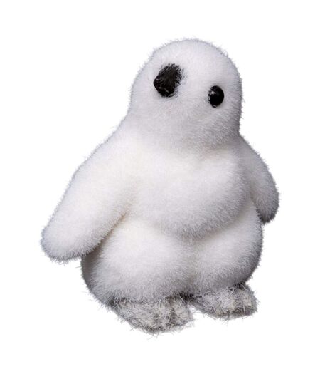 Pingouin Tourné Manteau 15cm Blanc