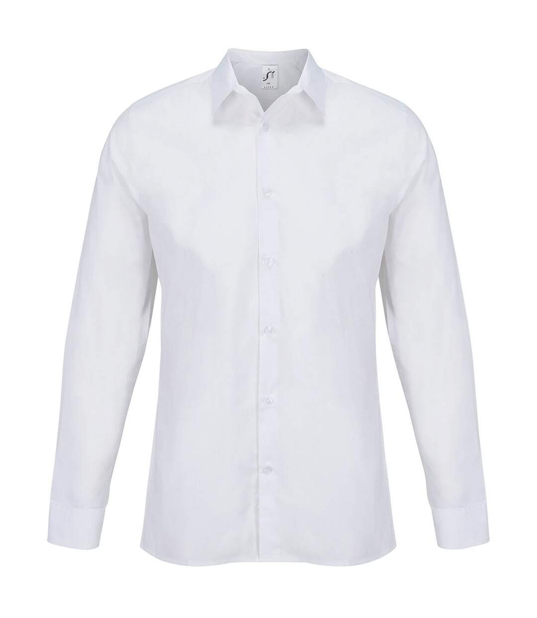 Chemise Manches Longues Bailey Adulte Blanc SOLS-1