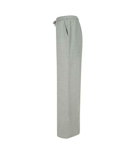 SF Womens/Ladies Sustainable Wide Leg Sweatpants (Heather Grey) - UTPC4959