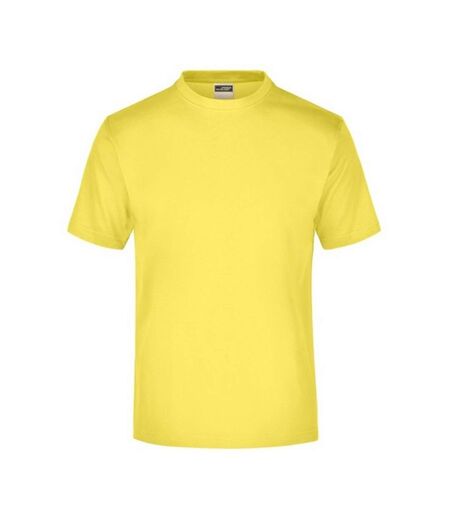 T-shirt Medium Adulte Jaune James And Nicholson