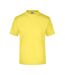 T-shirt Medium Adulte Jaune James And Nicholson-3