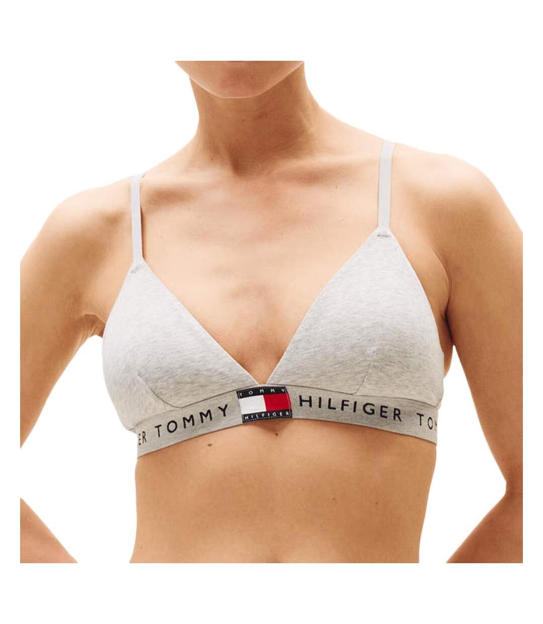 Soutien-Gorge gris femme tommy hilfiger rp triangle-1