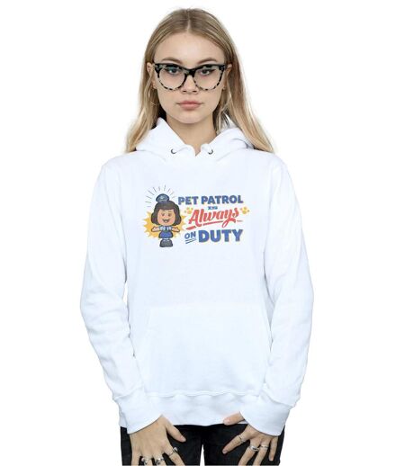 Disney Sweat à capuche Toy Story 4 Giggle McDimples Pet Patrol Womens/Ladies (Blanc) - UTBI15274