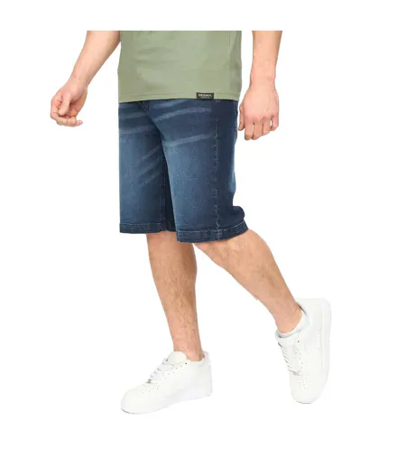 Short Kamaline Homme Bleu Foncé Crosshatch
