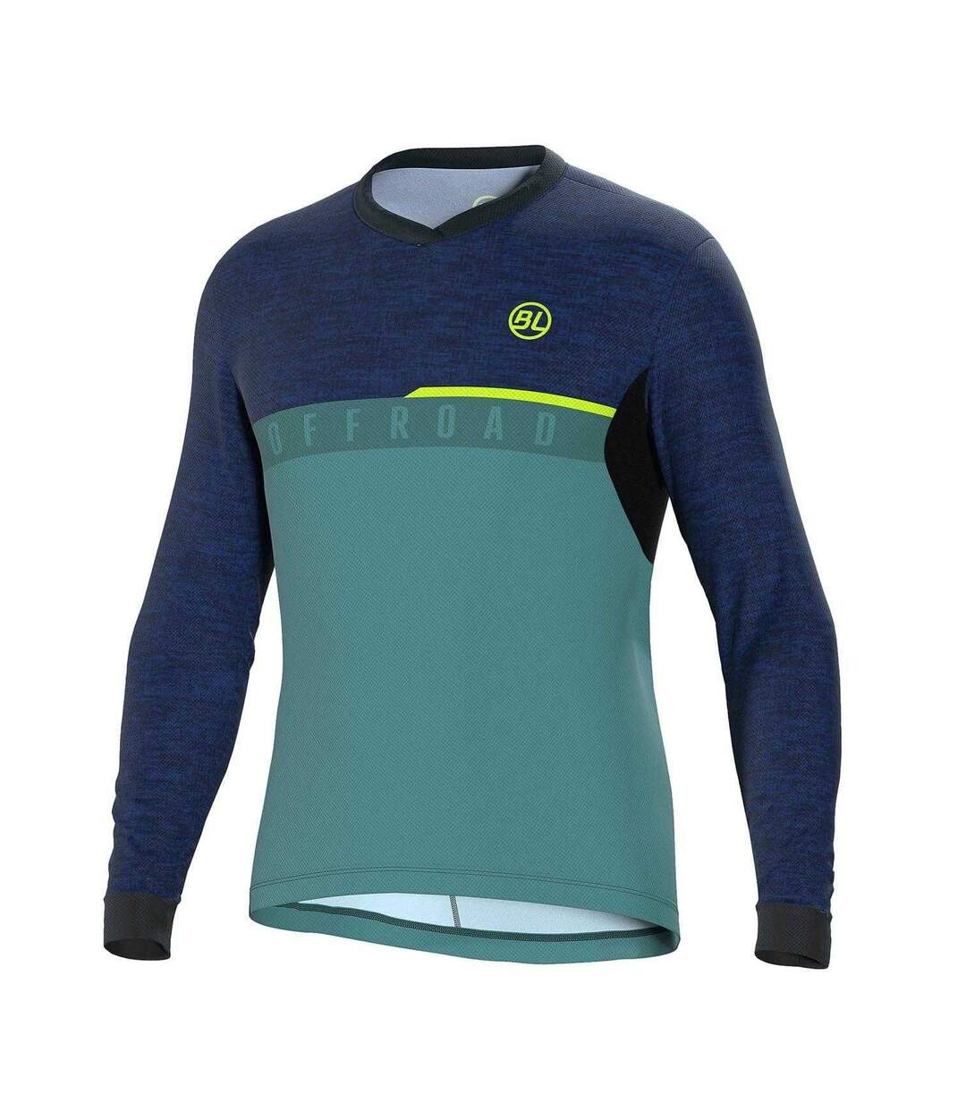 Maillot De Cyclisme Motif/style Logo Agordo Homme Bleu Marine Bleu Sarcelle Bicycle Line-2