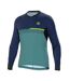 Maillot De Cyclisme Motif/style Logo Agordo Homme Bleu Marine Bleu Sarcelle Bicycle Line-2