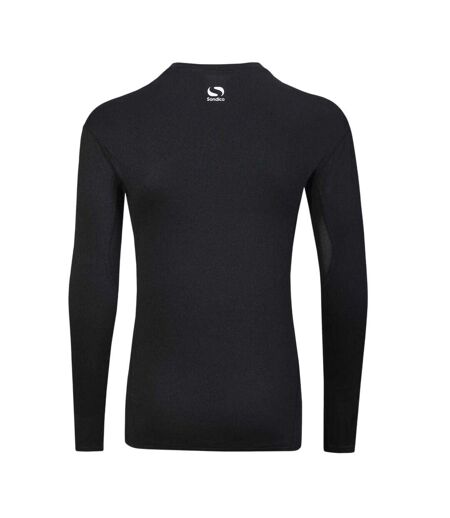 Haut Thermique Manches Longues Motif/style Central Homme Noir Sondico