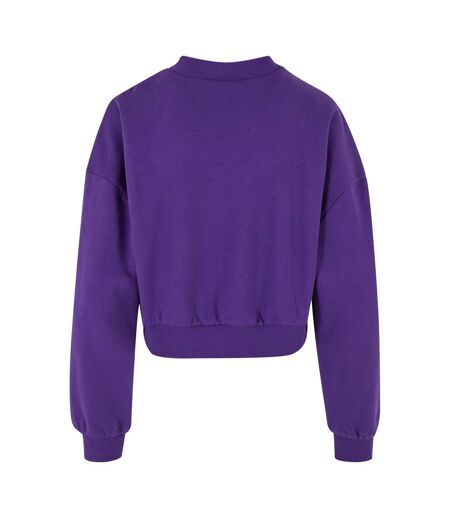 Sweat Motif/style Court Femme Violet Urban Classics