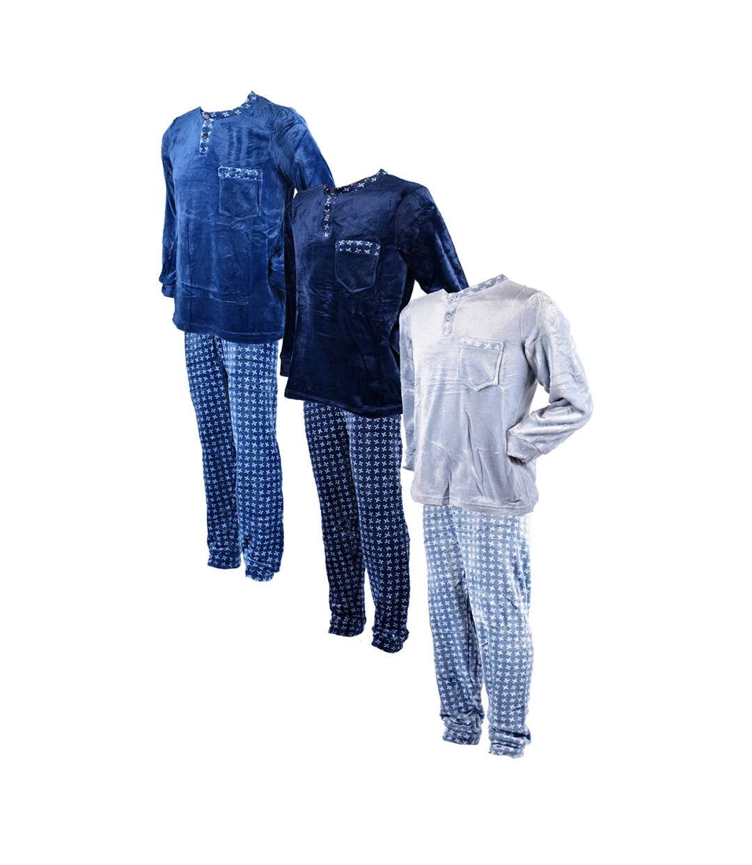 Pyjama Homme POLAIRE ECO 2540 GRIS-4