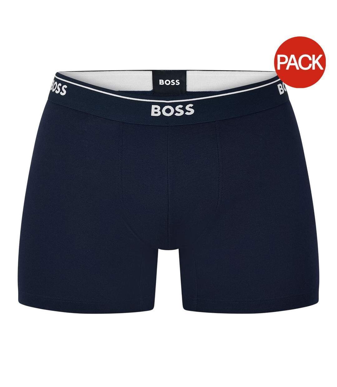 Pack Of 2  Mens Boxer Briefs  Navy Boss-1
