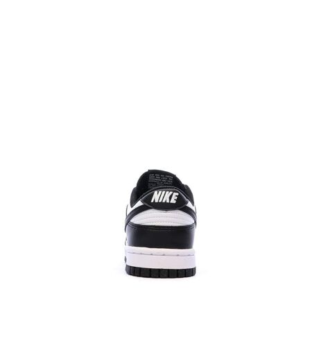 Dunk low baskets blanches/noires femme nike