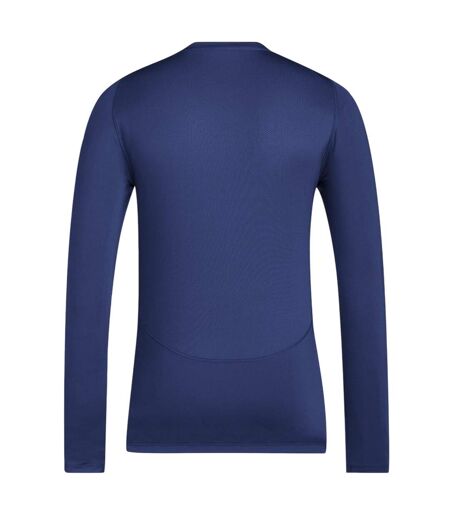 Haut Manches Longues Entraînement Techfit Homme Bleu Marine Foncé Adidas