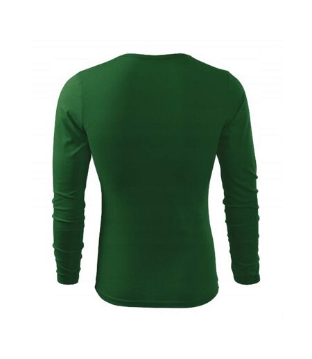 T-shirt Manches Longues Fit-t Homme Vert Malfini
