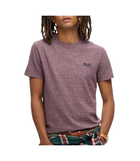 T-shirt bordeaux homme superdry vintage logo m1011245a - xxl