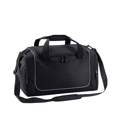 Teamwear Locker Bag One Size Black Light Grey Quadra