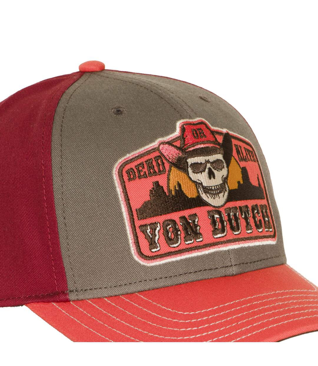 Casquette semi curve premium avec patch Dead Vondutch-3
