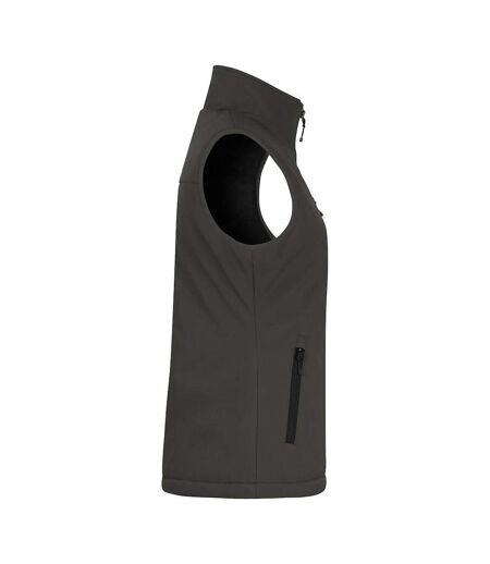 Veste Sans Manches Femme Gris Foncé Clique