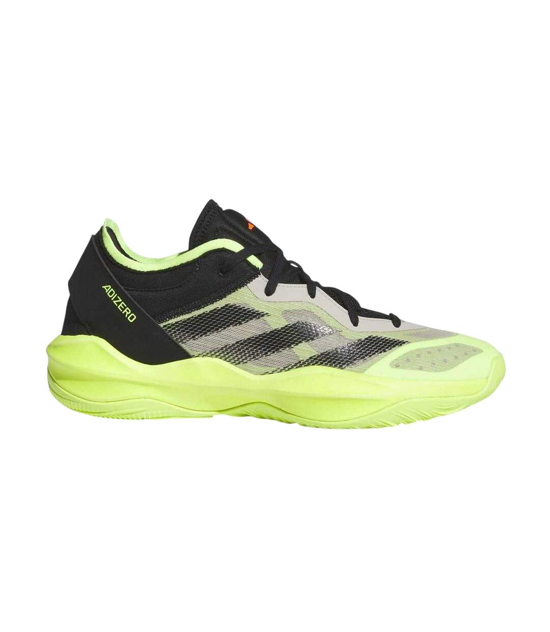 Mens Adizero Select Neon Basketball Shoes Putty Grey Adidas-1