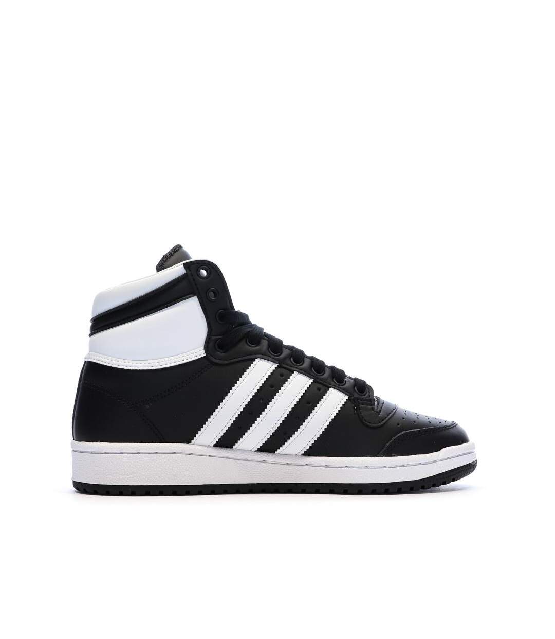 Baskets noires/blanches homme adidas ten-2