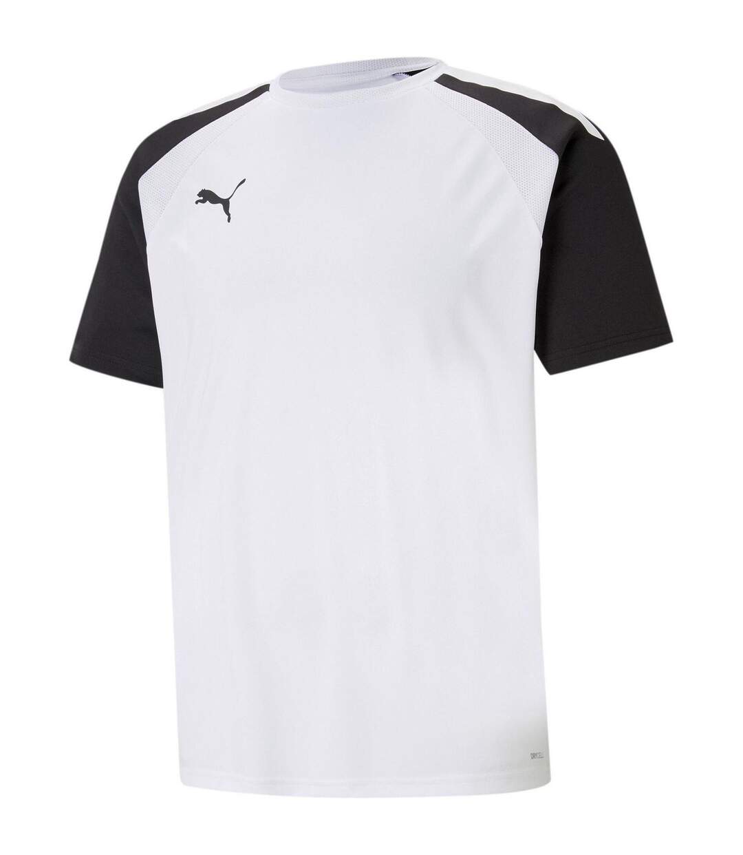 Mens Teampacer Colour Block T-shirt White Black Puma-1