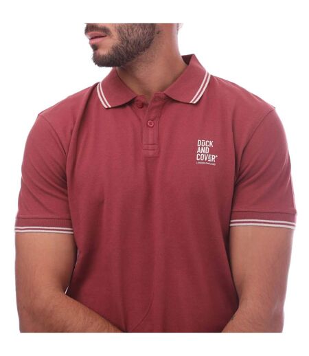 Polo sameer homme rouge Duck and Cover