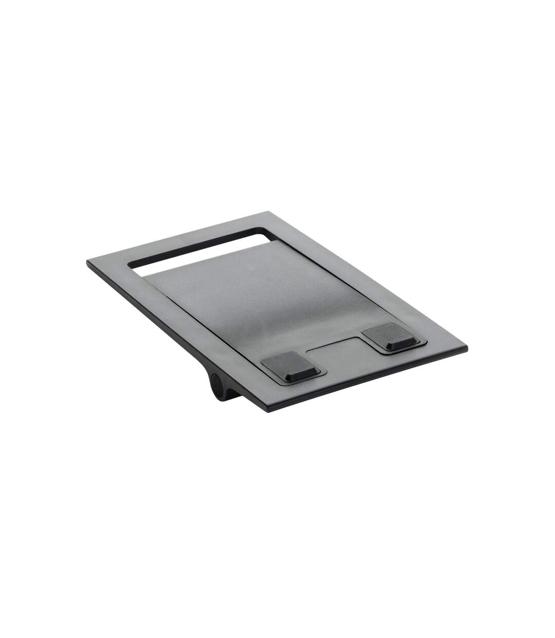 Recycled plastic foldable mobile phone stand one size black XD Collection-4