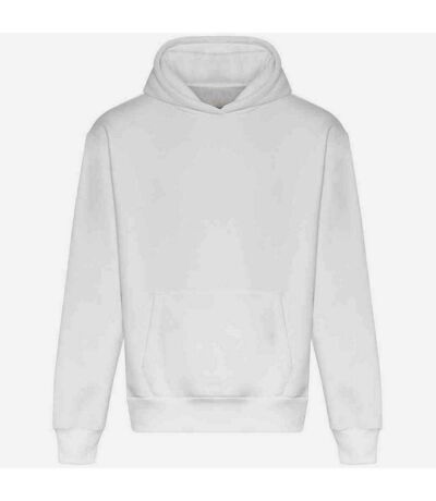 Unisex adult signature heavyweight hoodie white Awdis