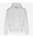 Unisex adult signature heavyweight hoodie white Awdis