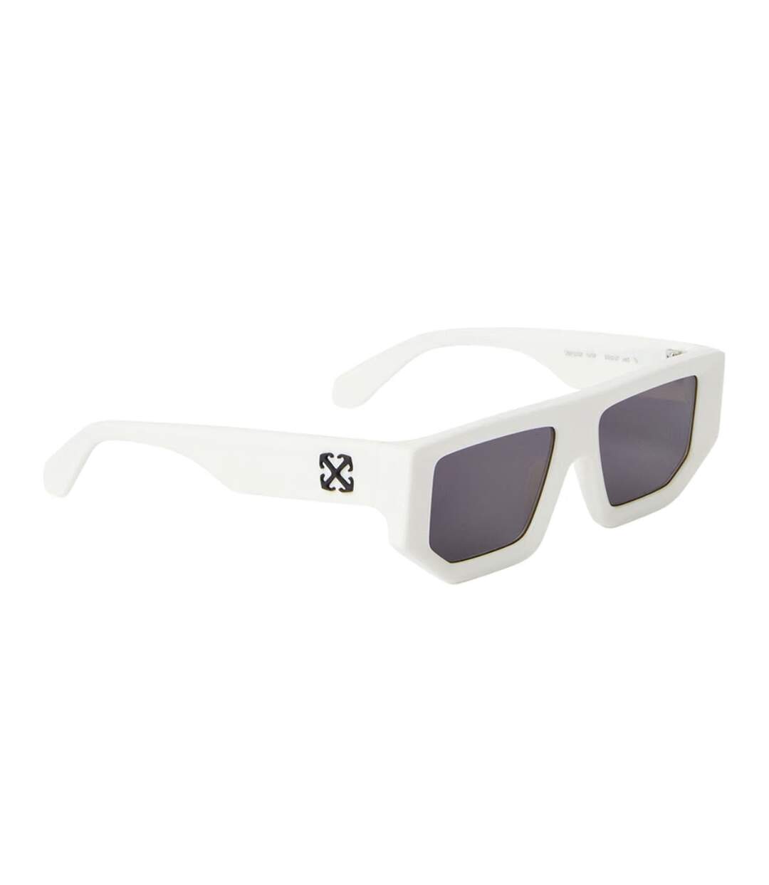 Womens/ladies Vancouver Rectangular Sunglasses One Size  Off White-3
