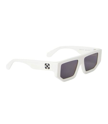 Womens/ladies Vancouver Rectangular Sunglasses One Size  Off White